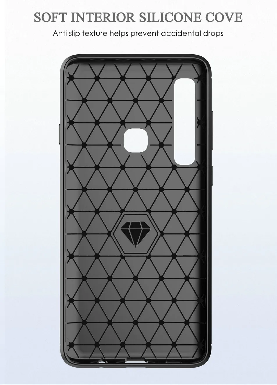 Luxury Cases For Samsung A9 2018 Case Silicon Shockproof Plain Carbon Fiber Cover for Case Samsung Galaxy A9 2018 TPU Coque (6)
