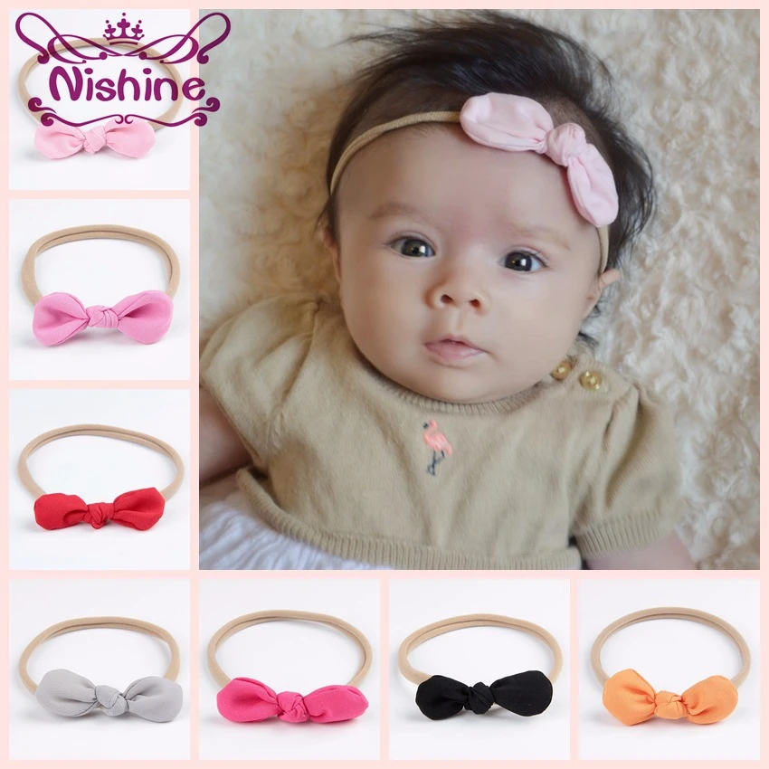 Nishine 20pcs/lot Newborn Chiffon Bow Head Band Hair Accessories Elastic Rabbit Ears Knot Hairband Diy Nylon Headband Photo Prop
Nishine 20pcs/lot Newborn Chiffon Bow Head Band Hair Accessories Elastic Rabbit Ears Knot Hairband Diy Nylon Headband Photo Prop