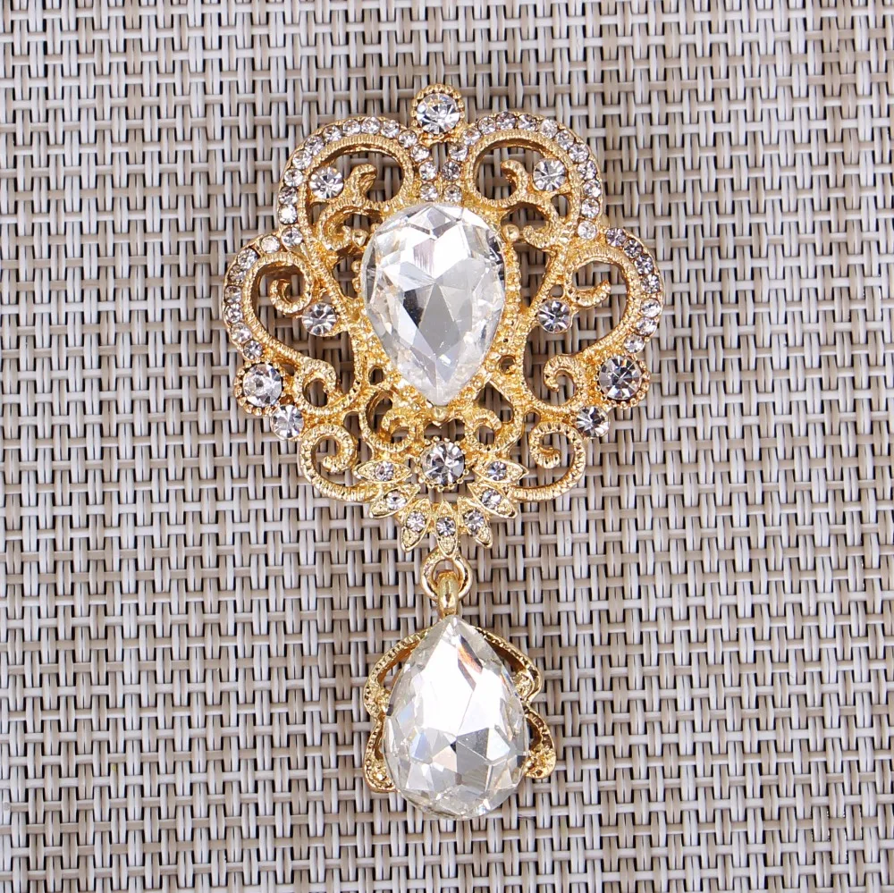 DIEZI Fashion Luxury Crystal Gold Crown Brooch Jewelry Women Brooches For Wedding Big Water Drop Scarf Brooch Pins Bouquet
DIEZI Fashion Luxury Crystal Gold Crown Brooch Jewelry Women Brooches For Wedding Big Water Drop Scarf Brooch Pins Bouquet