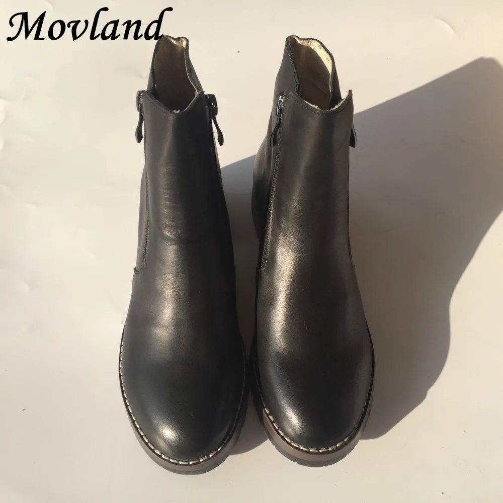 Movland-2019 Winter new zipper Top layer Genuine leather manual brush color short tube with coarse female Martin boots,2 colors
Movland-2019 Winter new zipper Top layer Genuine leather manual brush color short tube with coarse female Martin boots,2 colors