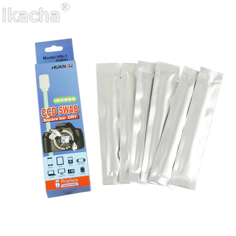 6Pcs Dry Sensor Cleaning Kit 13mm CMOS CCD Cleaner SWAB For Nikon Canon Sony Camera DSLR
6Pcs Dry Sensor Cleaning Kit 13mm CMOS CCD Cleaner SWAB For Nikon Canon Sony Camera DSLR