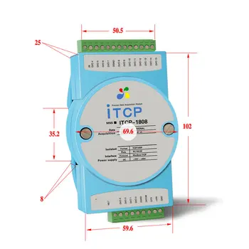 Switch Input and Output to TCPIP Ethernet Pulse Signal 485 Acquisition Frequency Data Acquisition Module
Switch Input and Output to TCPIP Ethernet Pulse Signal 485 Acquisition Frequency Data Acquisition Module