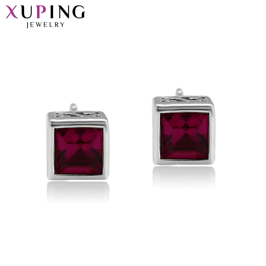 Xuping Fashion Colorful Earrings Small Square Crystals from Swarovski Temperament Jewelry Women Party Gifts S140.8-93424
Xuping Fashion Colorful Earrings Small Square Crystals from Swarovski Temperament Jewelry Women Party Gifts S140.8-93424