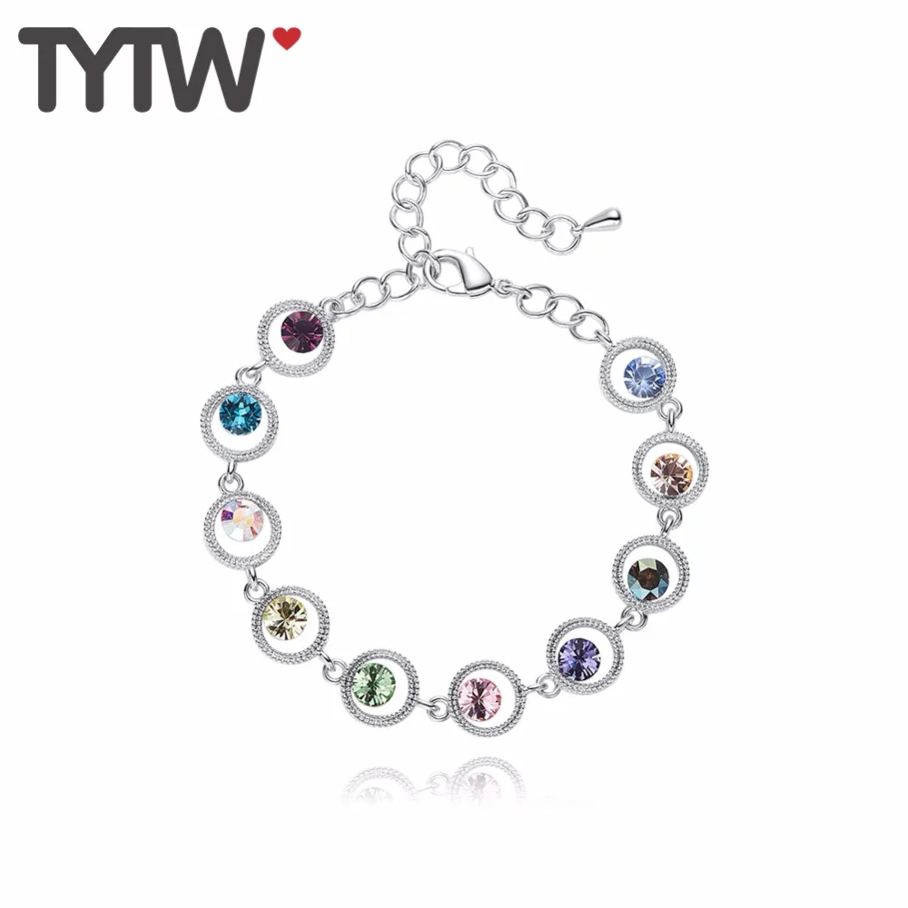 TYTW Fashion Original Design Crystals from Austrian rhodium couple bracelet bracelete homem bracelets for women Girl Gift
TYTW Fashion Original Design Crystals from Austrian rhodium couple bracelet bracelete homem bracelets for women Girl Gift