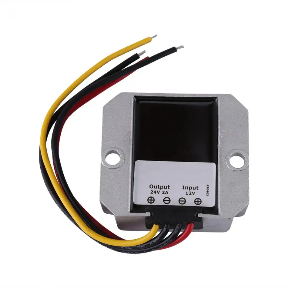72W Boost Buck DC DC Voltage Stabilizer 12V To 24V 3A Step Down Module Buck Power Supply Converter Regulator Waterproof
72W Boost Buck DC DC Voltage Stabilizer 12V To 24V 3A Step Down Module Buck Power Supply Converter Regulator Waterproof
