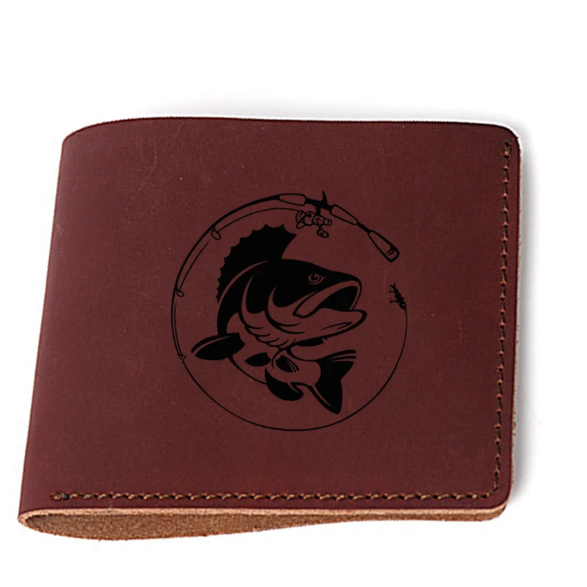 Engraved Picture Interesting Fish Men Wallets Crazy Horse Leather Purse and wallet Money Card Holders Custom Name coin purse
Engraved Picture Interesting Fish Men Wallets Crazy Horse Leather Purse and wallet Money Card Holders Custom Name coin purse