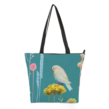 Women Shoulder bag birds Printed Female Shopping Tote Bag Canvas Handbag Women's Shoulder Crossbody Bag Portable 44.5cm*35cm
Women Shoulder bag birds Printed Female Shopping Tote Bag Canvas Handbag Women's Shoulder Crossbody Bag Portable 44.5cm*35cm
