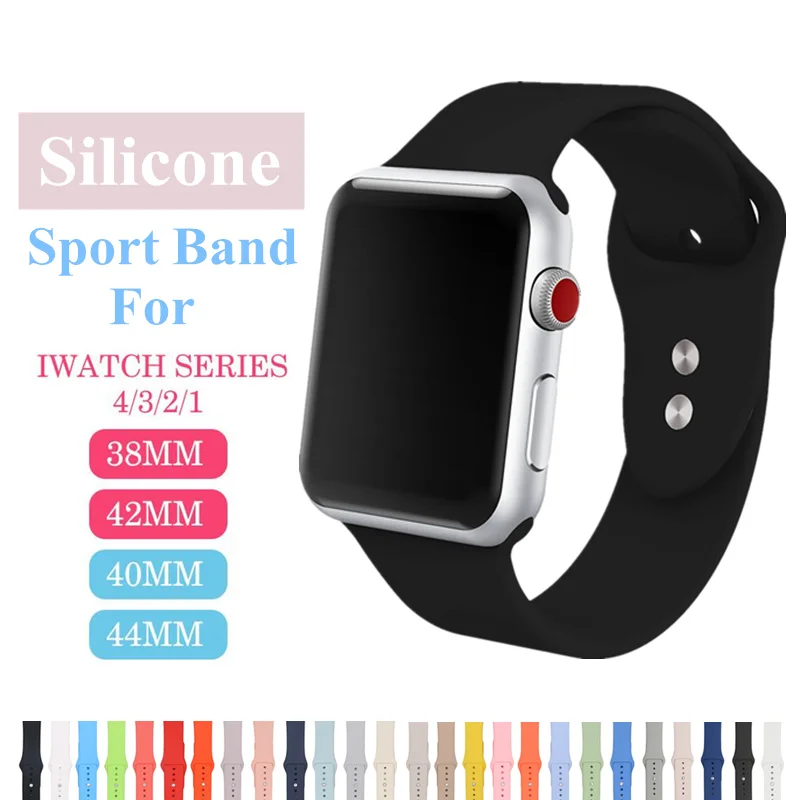 Silicone Sport Band for Iwatch Series 321 Accessories Replaceable Bracelet Strap for Apple Watch 42mm 38mm Watchband Watchstrap
Silicone Sport Band for Iwatch Series 321 Accessories Replaceable Bracelet Strap for Apple Watch 42mm 38mm Watchband Watchstrap