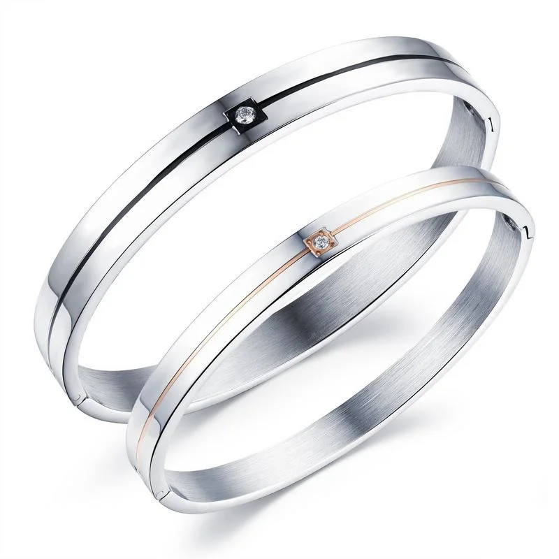 Titanium steel bracelet, simple zircon bangles, valentine's day gifts, fashion jewelry wholesale
Titanium steel bracelet, simple zircon bangles, valentine's day gifts, fashion jewelry wholesale