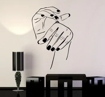Vinyl Wall Decal Beauty Salon Cosmetics Hand Woman Girl Room Stickers Pattern Single-piece Package Modern Mirage Plastic LXS
Vinyl Wall Decal Beauty Salon Cosmetics Hand Woman Girl Room Stickers Pattern Single-piece Package Modern Mirage Plastic LXS