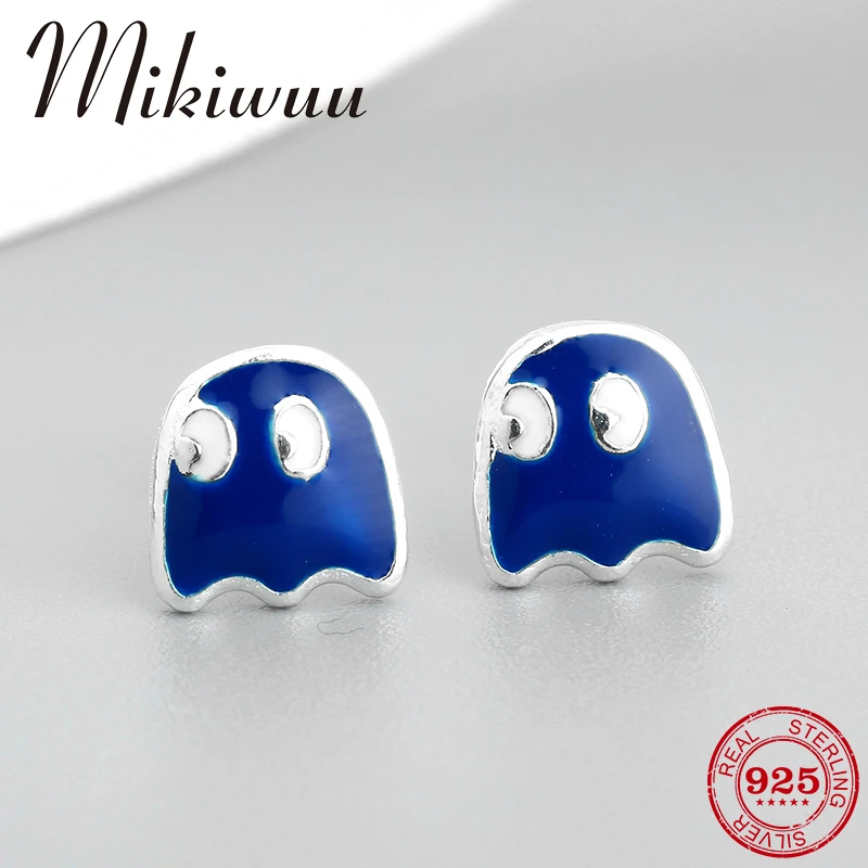 Authentic Hot 925 Sterling Silver Studs Earrings Small Blue Enamel Earrings luxury Party Women Silver Jewelry
Authentic Hot 925 Sterling Silver Studs Earrings Small Blue Enamel Earrings luxury Party Women Silver Jewelry