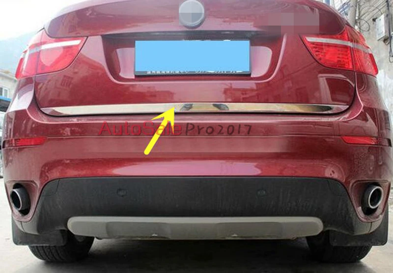 Stainless Steel Chrome Rear Gate Lid Cover Trim 1pcs Glossy For BMW X6 E71 2009 2010 2011 2012 2013 2014
Stainless Steel Chrome Rear Gate Lid Cover Trim 1pcs Glossy For BMW X6 E71 2009 2010 2011 2012 2013 2014