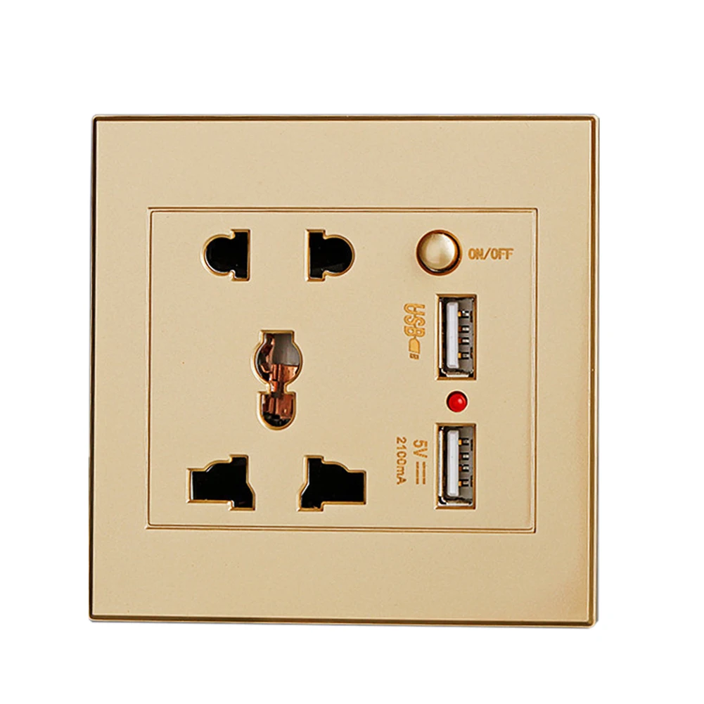 5 Holes Multifunctional Power Adapter Receptacle Safe Outlet Panel Dual USB Anti Impact Home Easy Install Wall Socket Charger
5 Holes Multifunctional Power Adapter Receptacle Safe Outlet Panel Dual USB Anti Impact Home Easy Install Wall Socket Charger