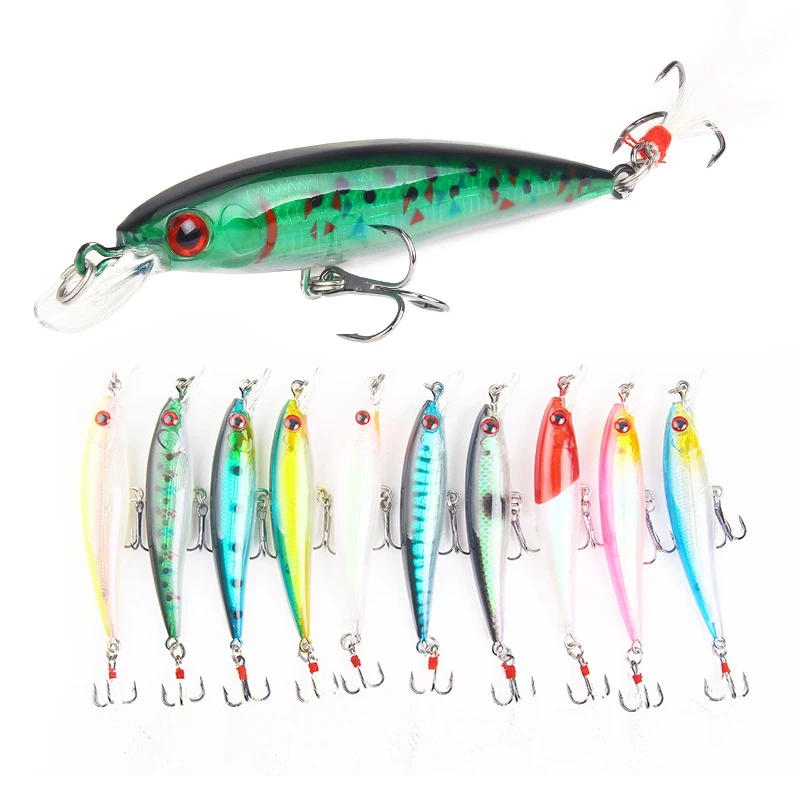 9cm/7g Swim Fish Fishing Lure Artificial Hard Crank Bait Fising Lures Suitable For Casting Hard Bait Fish Lure Tackle With hooks
9cm/7g Swim Fish Fishing Lure Artificial Hard Crank Bait Fising Lures Suitable For Casting Hard Bait Fish Lure Tackle With hooks