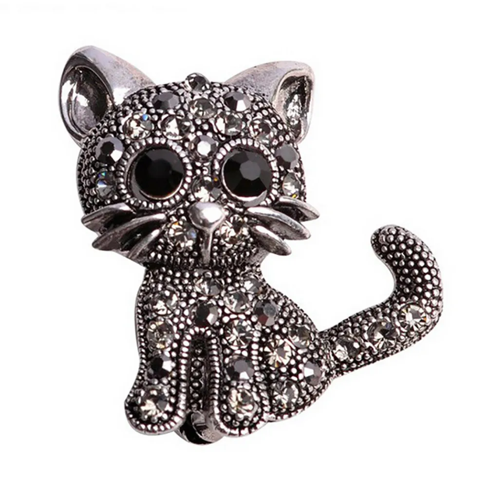 Restoring Ancient Ways Cat Brooch Pin Couple Memorial Jewelry Love Gifts Brooch Crystal Cute Cat Women Hats Scarf Sui pins #010
Restoring Ancient Ways Cat Brooch Pin Couple Memorial Jewelry Love Gifts Brooch Crystal Cute Cat Women Hats Scarf Sui pins #010