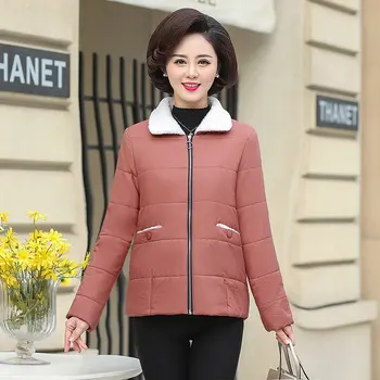 Fleece Lapel Cotton Padded Winter New Middle Age Mother Warm Jacket Coat Plus Size Women Cashmere Wool Wadded Short Overcoat
Fleece Lapel Cotton Padded Winter New Middle Age Mother Warm Jacket Coat Plus Size Women Cashmere Wool Wadded Short Overcoat