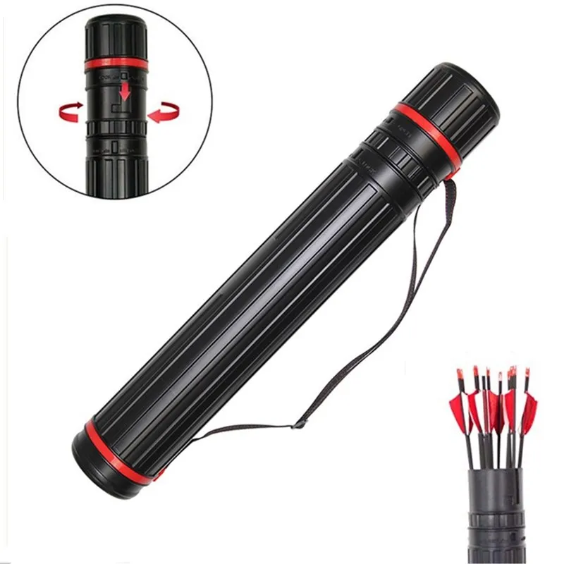 PP Portable Hunting Arrow Case Bag Adjustable Extendable Archery Arrow Back Shoulder Tube 63cm-106cm Outdoor Arrow Case Holder
PP Portable Hunting Arrow Case Bag Adjustable Extendable Archery Arrow Back Shoulder Tube 63cm-106cm Outdoor Arrow Case Holder
