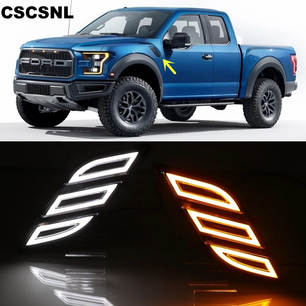 CSCSNL 2PCS Car Fender Light For Ford Raptor F150 2016 2017 2018 LED Daytime Running Light Turn Signal Lamp 12V DRL Side Bulb
CSCSNL 2PCS Car Fender Light For Ford Raptor F150 2016 2017 2018 LED Daytime Running Light Turn Signal Lamp 12V DRL Side Bulb
