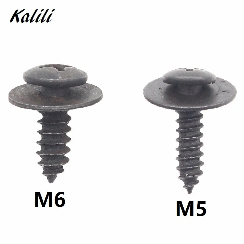 30Pcs Fixed Auto Car Body Fender Screws M5 M6 Metal Rivet Fastener cross self tapping Phillips Screws
30Pcs Fixed Auto Car Body Fender Screws M5 M6 Metal Rivet Fastener cross self tapping Phillips Screws