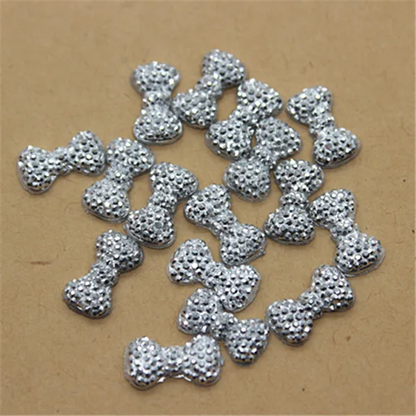 200pcs Silver Plated Cute Resin Rhinestone Little Bow Flatback Cabochon DIY Decorative Craft Scrapbooking/Nail Beauty,12*7mm
200pcs Silver Plated Cute Resin Rhinestone Little Bow Flatback Cabochon DIY Decorative Craft Scrapbooking/Nail Beauty,12*7mm