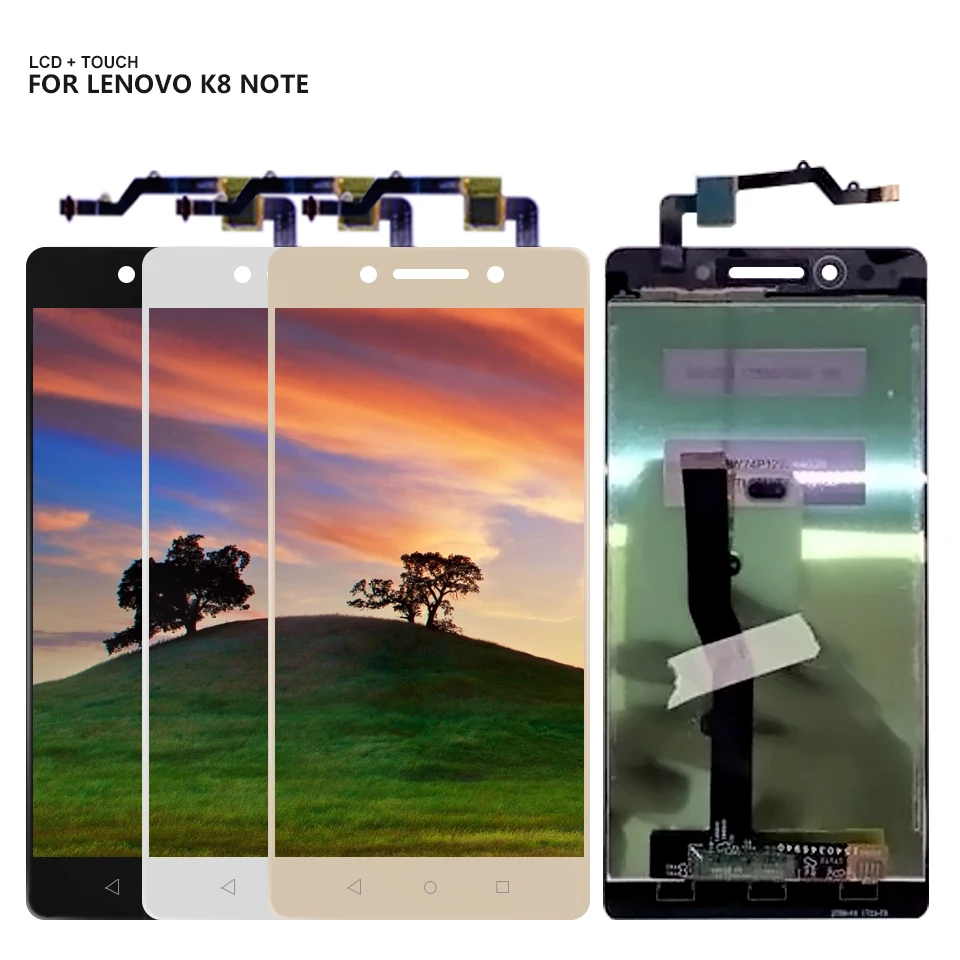 KUERT LCD For Lenovo K8 Note LCD Screen With Touch Screen Digitizer Assembly Free Tools
KUERT LCD For Lenovo K8 Note LCD Screen With Touch Screen Digitizer Assembly Free Tools