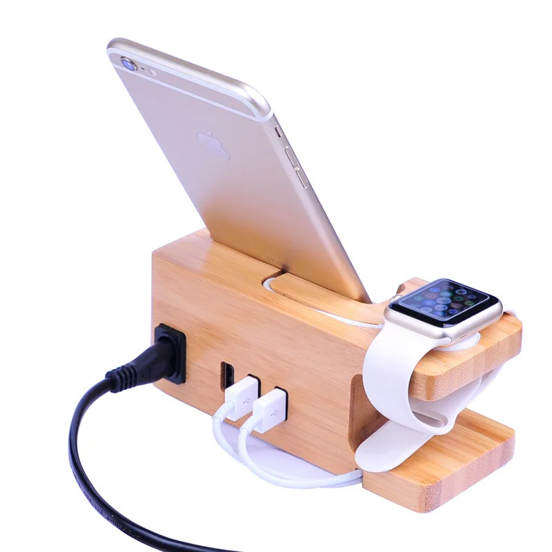 Wooden Charging Stand 3 Port With Watch 5V 3A USB wooden mobile phone charging stand dock docking station multi charger
Wooden Charging Stand 3 Port With Watch 5V 3A USB wooden mobile phone charging stand dock docking station multi charger