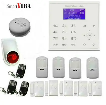 SmartYIBA IOS Android APP Wifi GSM Wireless GSM Alarm System Burglar Intruder Security Alarm Door Open Smoke Alarm Siren Alert
SmartYIBA IOS Android APP Wifi GSM Wireless GSM Alarm System Burglar Intruder Security Alarm Door Open Smoke Alarm Siren Alert