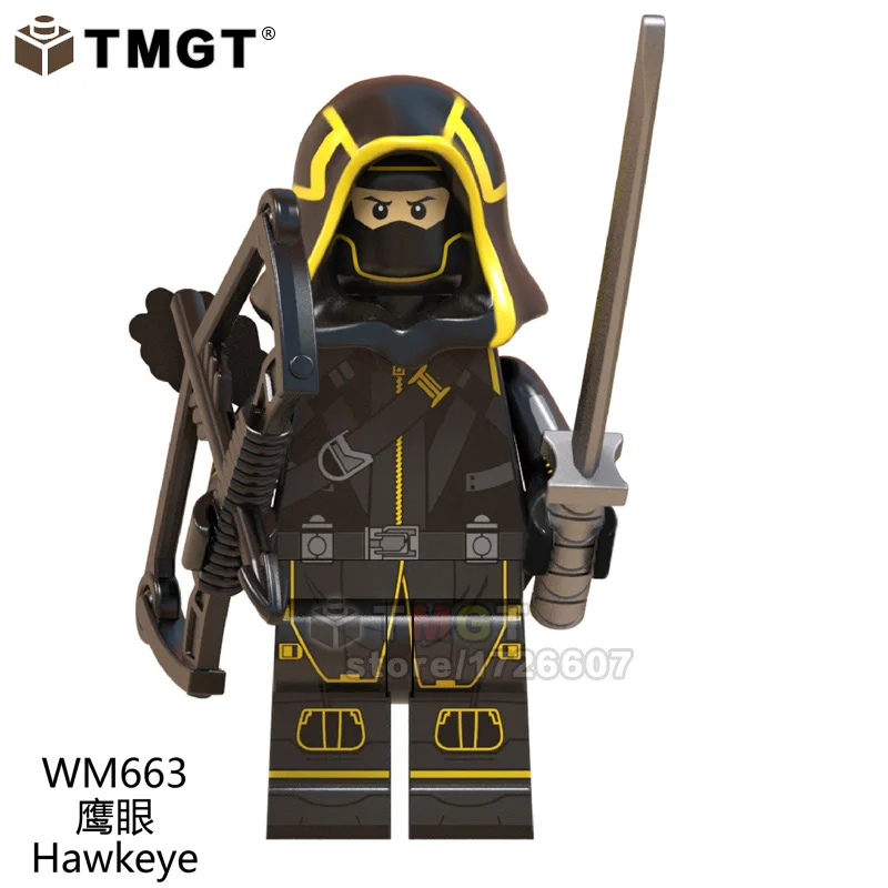 Legoings Figures Avengers endgame Hawkeye Captain Marvel Thanos Captain America single Building Blocks children gifts friends
Legoings Figures Avengers endgame Hawkeye Captain Marvel Thanos Captain America single Building Blocks children gifts friends