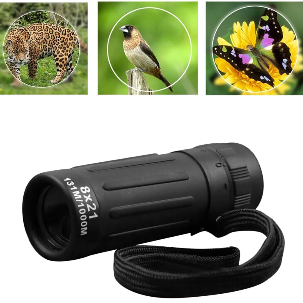 Outdoor Monocular Telescope Super High Power 8x21 Portable HD OPTICS BAK4 Night Vision Monocular Telescope 90 x 30 mm#25
Outdoor Monocular Telescope Super High Power 8x21 Portable HD OPTICS BAK4 Night Vision Monocular Telescope 90 x 30 mm#25