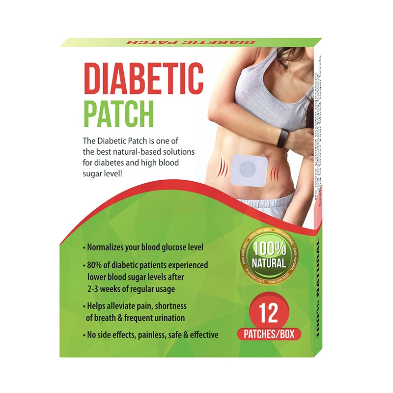 12 Pieces=1 Box/lot Diabetic Patch Reduce High Blood Sugar Natural Herbs Diabetes Plaster
12 Pieces=1 Box/lot Diabetic Patch Reduce High Blood Sugar Natural Herbs Diabetes Plaster