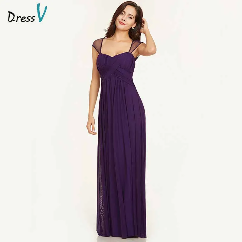 Dressv purple evening dress cheap square neck a line cap sleeves floor length wedding party formal dress evening dresses 
Dressv purple evening dress cheap square neck a line cap sleeves floor length wedding party formal dress evening dresses