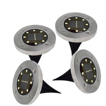 4pcs New Style 8 LED Solar Light Ground lamp Water-resistant Path Outdoor Garden Solar Lamp Yard Lawn Pathway LED Lamp 
4pcs New Style 8 LED Solar Light Ground lamp Water-resistant Path Outdoor Garden Solar Lamp Yard Lawn Pathway LED Lamp