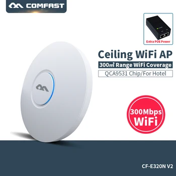 COMFAST CF-E320V2 300Mbps 802.11b/g/n WiFi Ceiling Wireless AP QCA9531 Indoor AP With 48V POE OPEN DDWRT Access Point AP Bridge
COMFAST CF-E320V2 300Mbps 802.11b/g/n WiFi Ceiling Wireless AP QCA9531 Indoor AP With 48V POE OPEN DDWRT Access Point AP Bridge