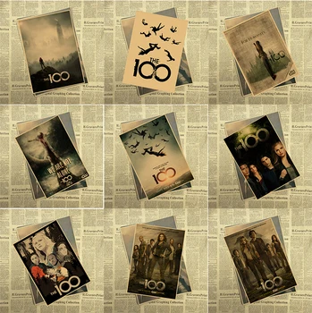 The 100 movie poster Vintage Retro movie Antique Poster Wall Sticker Home Decora 42X30cm
The 100 movie poster Vintage Retro movie Antique Poster Wall Sticker Home Decora 42X30cm