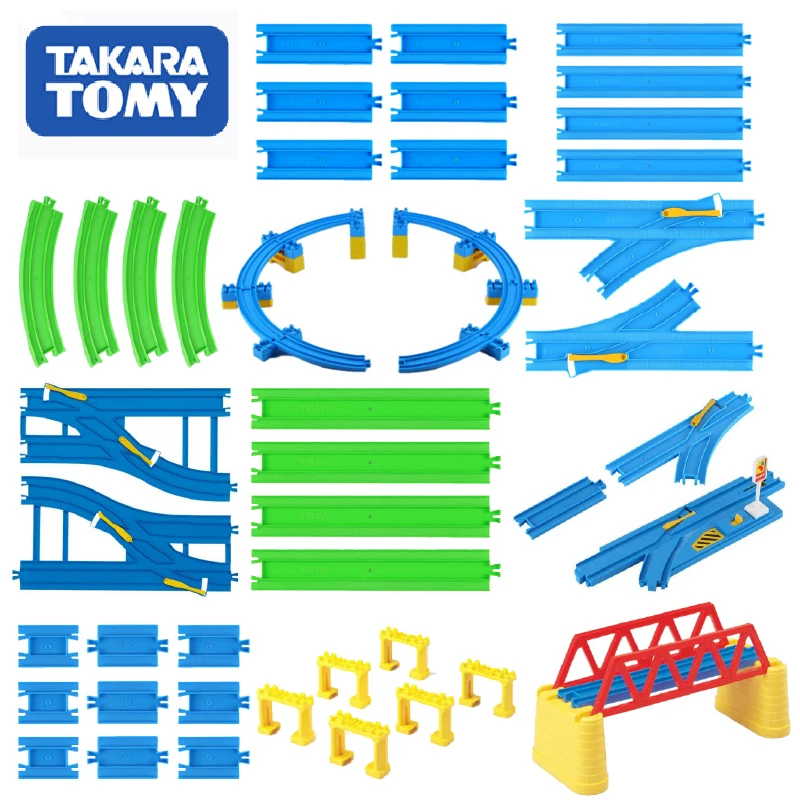 Takara Tomy Plarail Trackmaster Plastic Railway Train Tracks Parts Accessories Curve/Straight/Block/Bridge/Girders Toys New
Takara Tomy Plarail Trackmaster Plastic Railway Train Tracks Parts Accessories Curve/Straight/Block/Bridge/Girders Toys New