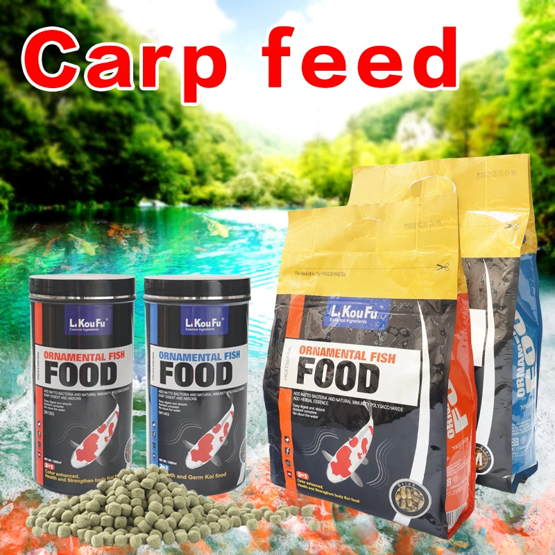 LiKouFu koi carp feed Ornamental fish food Goldfish hyperchromic particle type Disease resistant and colourful not muddy water
LiKouFu koi carp feed Ornamental fish food Goldfish hyperchromic particle type Disease resistant and colourful not muddy water