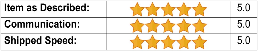 5 Stars