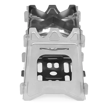 Outdoor Camping Stove Portable Folding Pocket Backpacking Wood Stove with Alcohol Tray for Camping Fishing Hiking
Outdoor Camping Stove Portable Folding Pocket Backpacking Wood Stove with Alcohol Tray for Camping Fishing Hiking