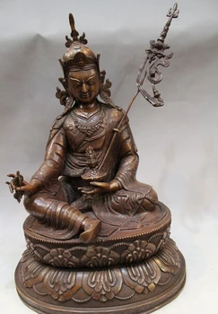 wholesale factory 16" Tibet Buddhism Collect Pure Bronze Guru Padmasambhava Rinpoche Buddha Statue AE1024 AB1025
wholesale factory 16" Tibet Buddhism Collect Pure Bronze Guru Padmasambhava Rinpoche Buddha Statue AE1024 AB1025