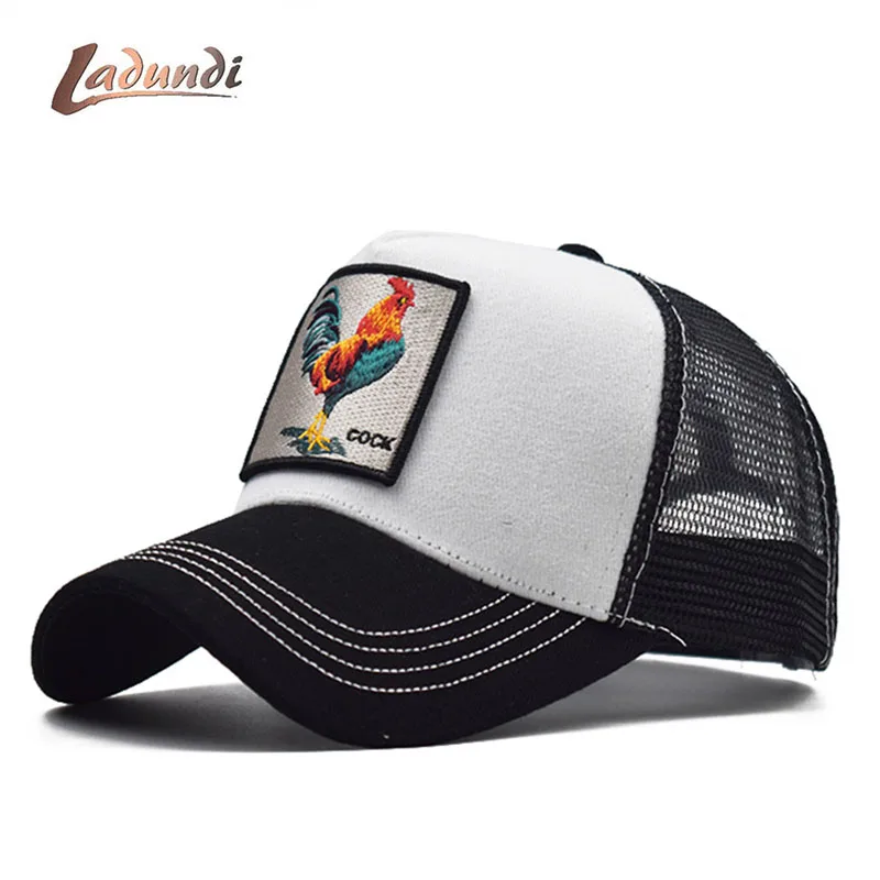 New Baseball Caps Rooster Embroidery Hip Hop Hats Men Snapback Breathable Mesh Bones Fashion Streetwear Cock Trucker Cap Women
New Baseball Caps Rooster Embroidery Hip Hop Hats Men Snapback Breathable Mesh Bones Fashion Streetwear Cock Trucker Cap Women