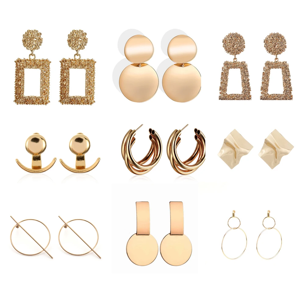 Fashion Statement Earrings 2018 Big Geometric earrings For Women Hanging Dangle Earrings Drop Earing modern Jewelry
Fashion Statement Earrings 2018 Big Geometric earrings For Women Hanging Dangle Earrings Drop Earing modern Jewelry