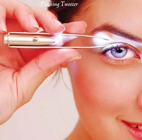 1pc LED Tweezer+3 Batteries Eyelash Eyebrow Eyes Hair Remover Tools Stainless Steel Eyebrow Tweezers Pinzette Beauty C010
1pc LED Tweezer+3 Batteries Eyelash Eyebrow Eyes Hair Remover Tools Stainless Steel Eyebrow Tweezers Pinzette Beauty C010