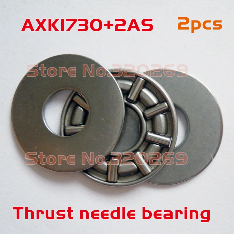 complete Axial Nadellager 2x AXK1730 17x30x4 mm rollenlager thrust needle bearing + 4x AS1730 unterlegscheibe washer
complete Axial Nadellager 2x AXK1730 17x30x4 mm rollenlager thrust needle bearing + 4x AS1730 unterlegscheibe washer