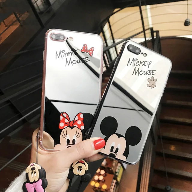 Luxury Case For iPhone 6 s 6S Phone 8 Plus X 10 5 5S 5SE 6 6S 7 8 Plus XS XR XS Max Mickey Minnie Mirror Cell Phone Cover
Luxury Case For iPhone 6 s 6S Phone 8 Plus X 10 5 5S 5SE 6 6S 7 8 Plus XS XR XS Max Mickey Minnie Mirror Cell Phone Cover