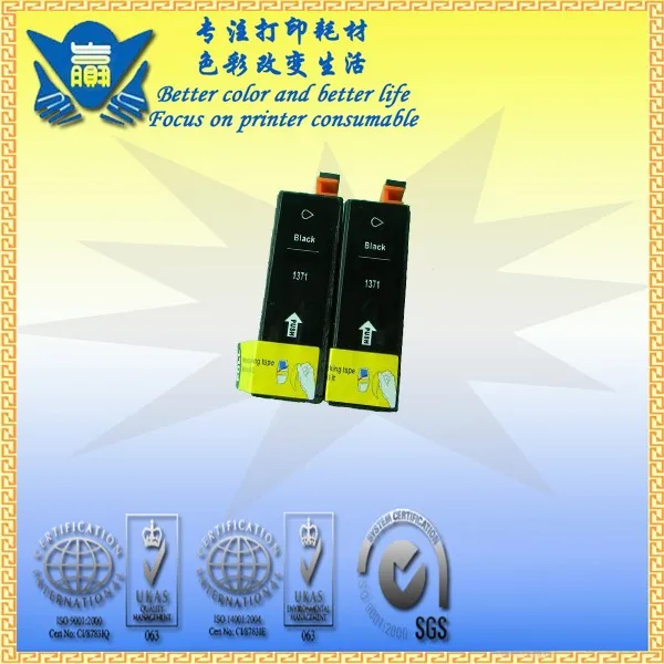 JIANYINGCHEN compatible ink cartridge replacement for Epson T1371 for K100 K200(2pcs/lot)
JIANYINGCHEN compatible ink cartridge replacement for Epson T1371 for K100 K200(2pcs/lot)