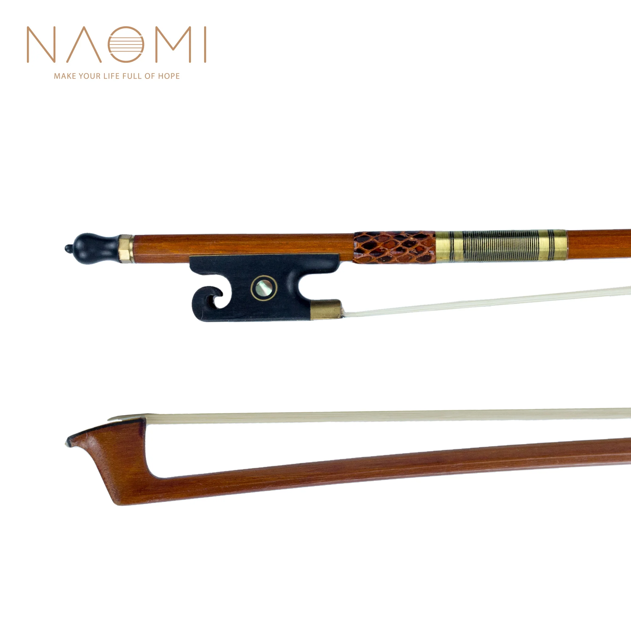 NAOMI Violin Bow 4/4 Pernambuco Violin Bow For 4/4 Violin Black Ox Frog Violin Parts Accessories New
NAOMI Violin Bow 4/4 Pernambuco Violin Bow For 4/4 Violin Black Ox Frog Violin Parts Accessories New