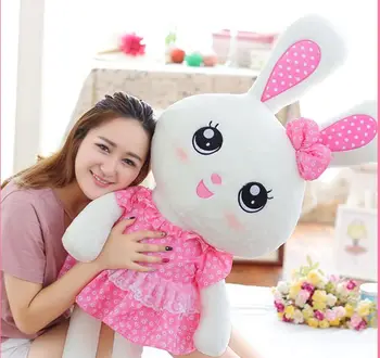 large 130cm cute love rabbit plush toy dress pink skirt soft doll throw pillow birthday gift s2899
large 130cm cute love rabbit plush toy dress pink skirt soft doll throw pillow birthday gift s2899