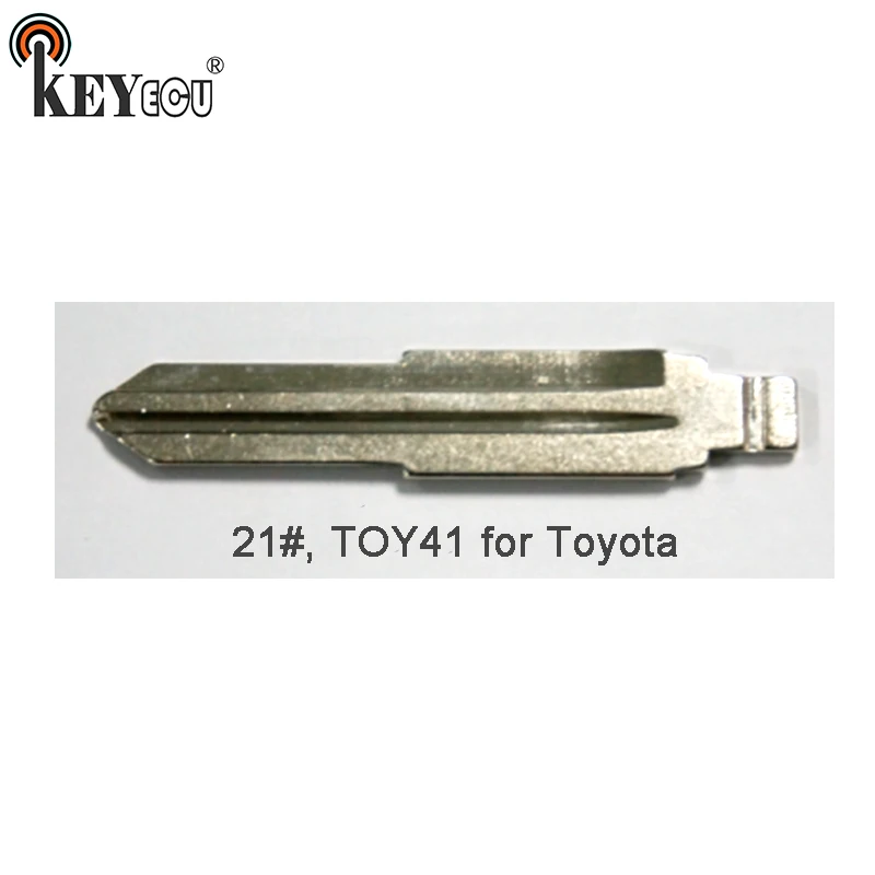 KEYECU 25x KEYDIY Универсальные пульты дистанционного управления откидной ключ лезвие 21 # , TOY41 для Toyota
KEYECU 25x KEYDIY Универсальные пульты дистанционного управления откидной ключ лезвие 21 # , TOY41 для Toyota