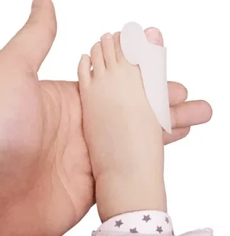 Фото Детские гелевые разделители для пальцев ног растягивающие шины выпрямитель |