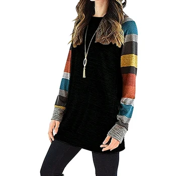 Stripes Sleeve Hoodies Women Long Sleeve Hoodie Sweatshirt Ladies Casual Loose Coat Pullover Top
Stripes Sleeve Hoodies Women Long Sleeve Hoodie Sweatshirt Ladies Casual Loose Coat Pullover Top